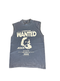 WANTED JESUS MUSCLE TEE - POWDER BLUE