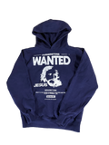 WANTED JESUS HOODIE - NAVY